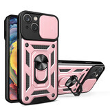 Hybrid Armor Camshield iPhone 14 Plus carcasă blindată cu capac pentru cameră foto roz