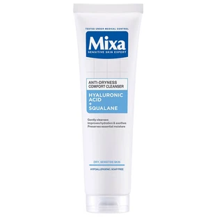 Mixa Comfort Cleanser Face Wash Gel Against Dryness Hyaluronic Acid + Squalane, 150 ml