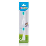 Brush-Baby Go Kidz Replacement tips for travel toothbrush, 2 pieces