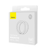 Baseus Halo Series Magnetring (2 Stück/Pack) silber (PCCH000012)