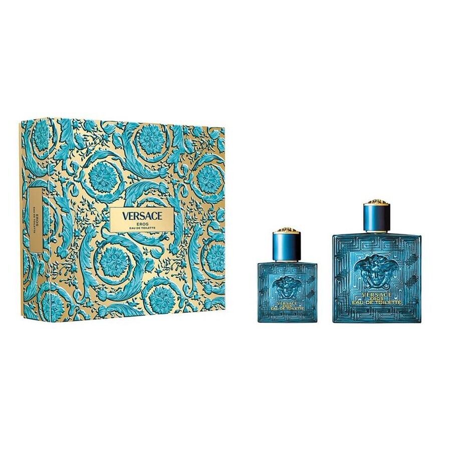 Comprar Set Versace Eros Eau de Toilette, 100 ml + Eau de Toilette, 30 ml Set Versace Eros Eau de Toilette, 100 ml + Eau de Toilette, 30 ml