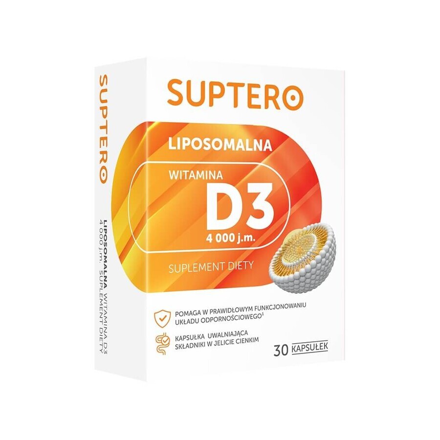 Vitamina D3 liposomiale Suptero 4000 UI, 30 capsule