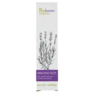 Biolaven Crème pour les yeux Huile de pépins de raisin et huile de lavande, 15 ml