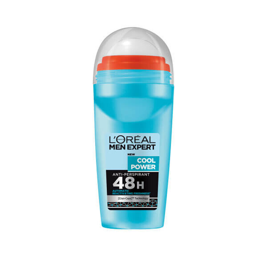 Comprar L Oreal Paris Men Expert Cool Power Antitranspirante en roll-on, 50 ml L Oreal Paris Men Expert Cool Power Antitranspirante en roll-on, 50 ml