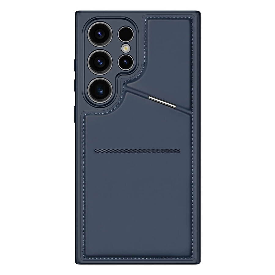 Custodia Dux Ducis Rafi ll Mag per Samsung Galaxy S24 Ultra - blu