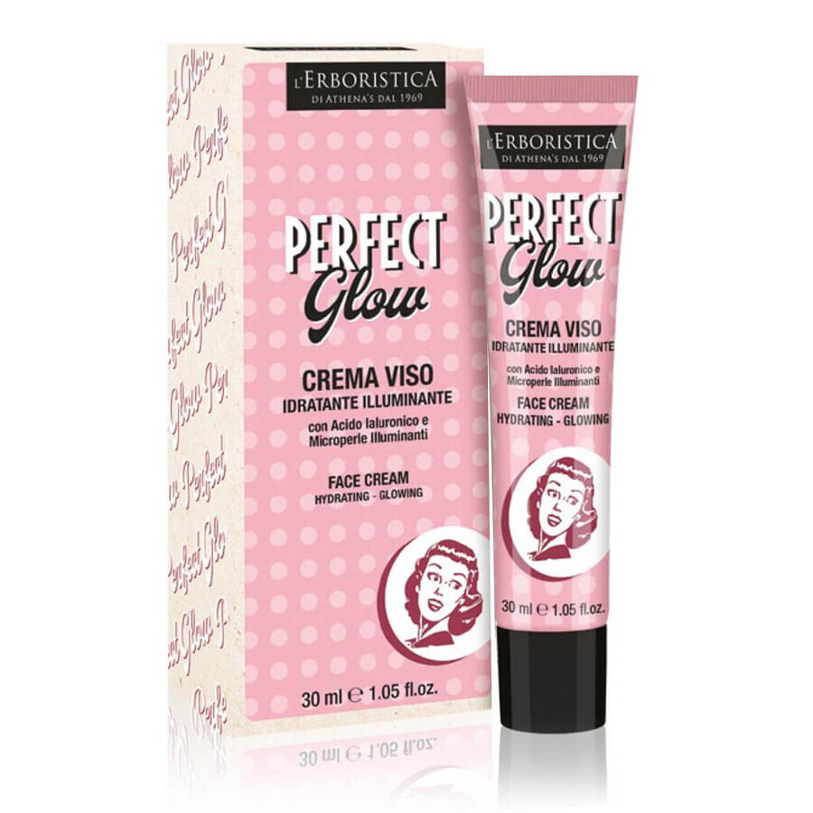 L Erboristica Vintage Perfect Glow Crème hydratante pour le visage, 30 ml