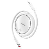 Baseus Free2Draw Mini USB-C - USB-C 100W 1m Verlängerungskabel - weiß