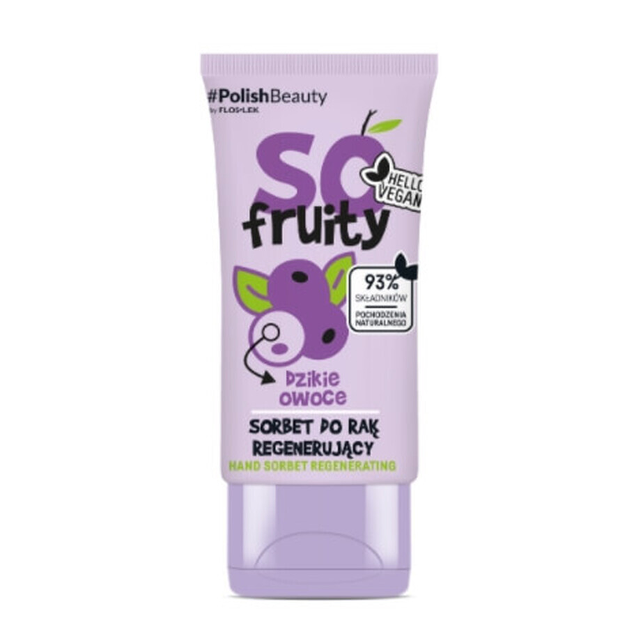 Flos-Lek, SO Fruity! Sorbet de mâini cu fructe sălbatice, 50 ml