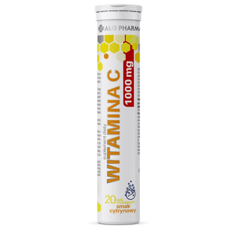 Vitamina C 1000 mg, 20 comprimidos efervescentes
