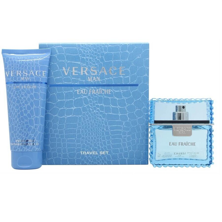 Shop Versace Man Eau Fraiche Eau de Toilette, 50 ml + Duschgel, 100 ml Versace Man Eau Fraiche Eau de Toilette, 50 ml + Duschgel, 100 ml