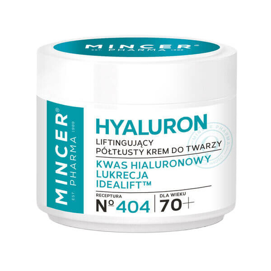 Winkel op Mincer Pharma Hyaluron 70+ liftende gezichtscrème nr.404, 50 ml Mincer Pharma Hyaluron 70+ liftende gezichtscrème nr.404, 50 ml