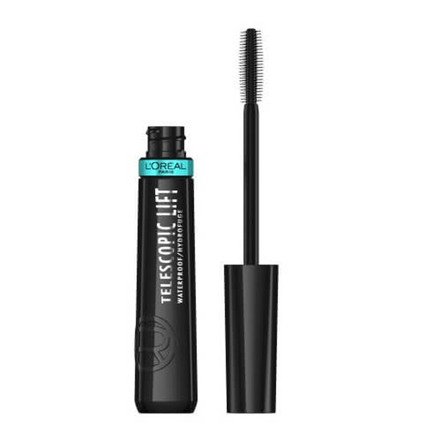 L Oreal Paris Máscara de pestañas Telescopic Lift Waterproof Negra, 9,9 ml