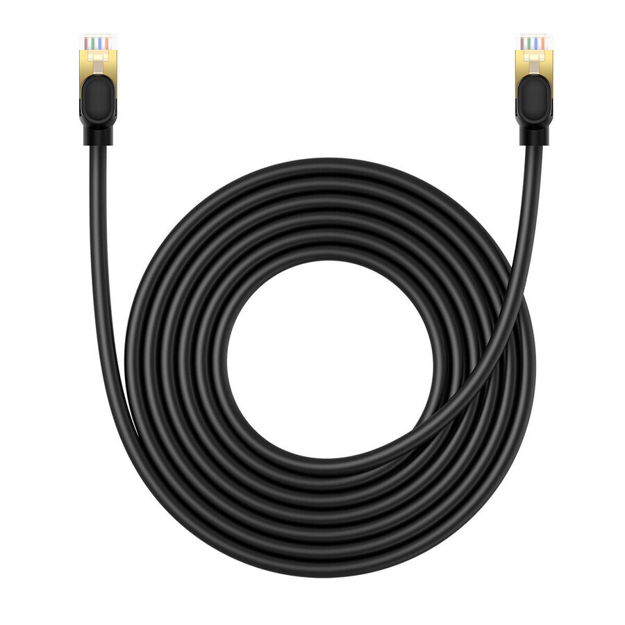 Cable Ethernet Baseus High Speed Cat 8 40 Gbps 5 m - negro