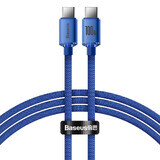Baseus Kabel CAJY000603 USB-C - USB-C PD 100W 5A 480Mbps 1.2m - blau