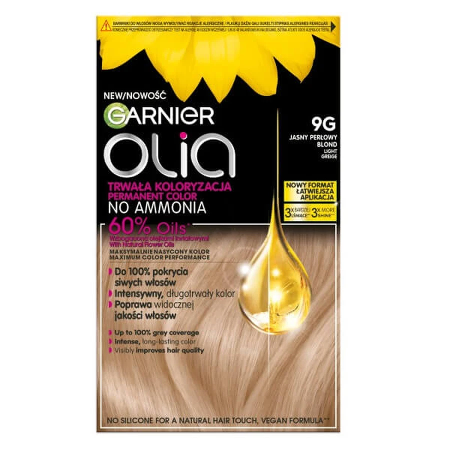 Garnier Olia Haarfarbe 9 g Helles Perlblond