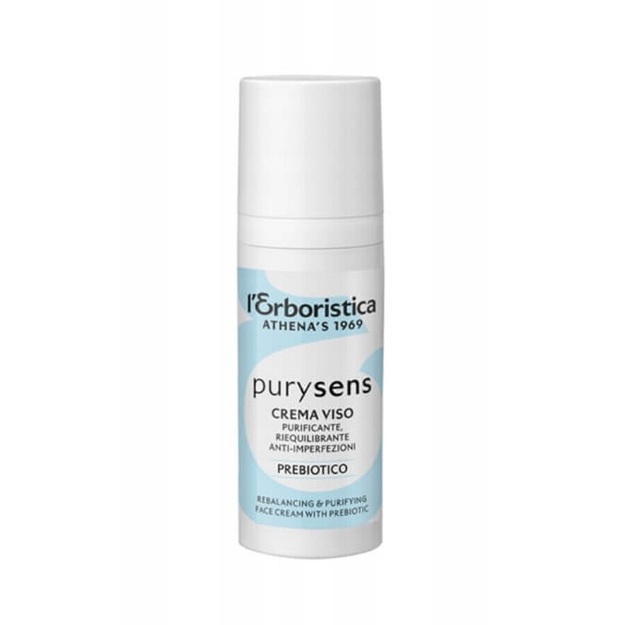 L Erboristica Balancing and cleansing face cream with prebiotic, 50 ml