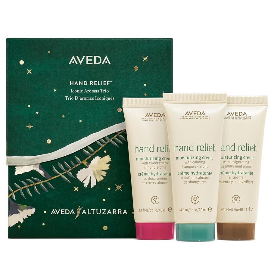 Set di crema idratante per le mani Aveda Hand Relief, 3 x 40 ml