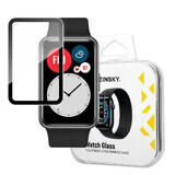 Wozinsky Watch Glass verre hybride pour Huawei Watch Fit noir