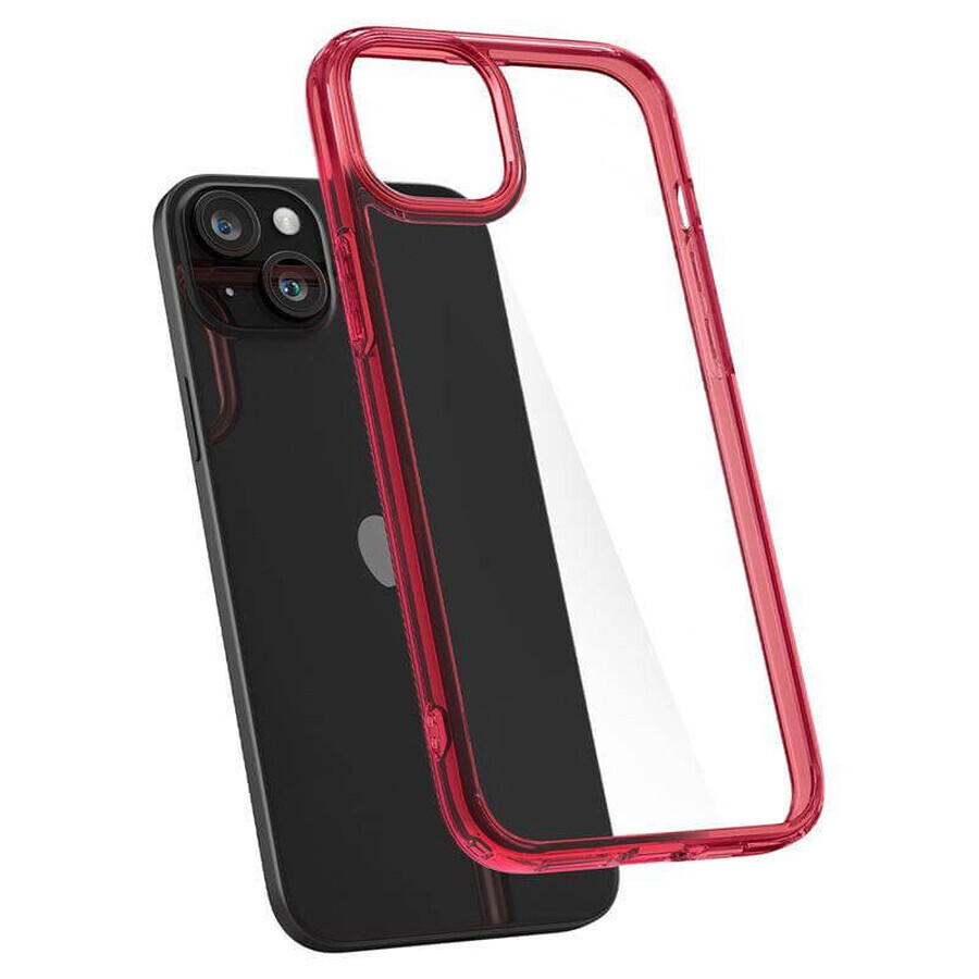 Funda Spigen Ultra Hybrid para iPhone 15 - rojo