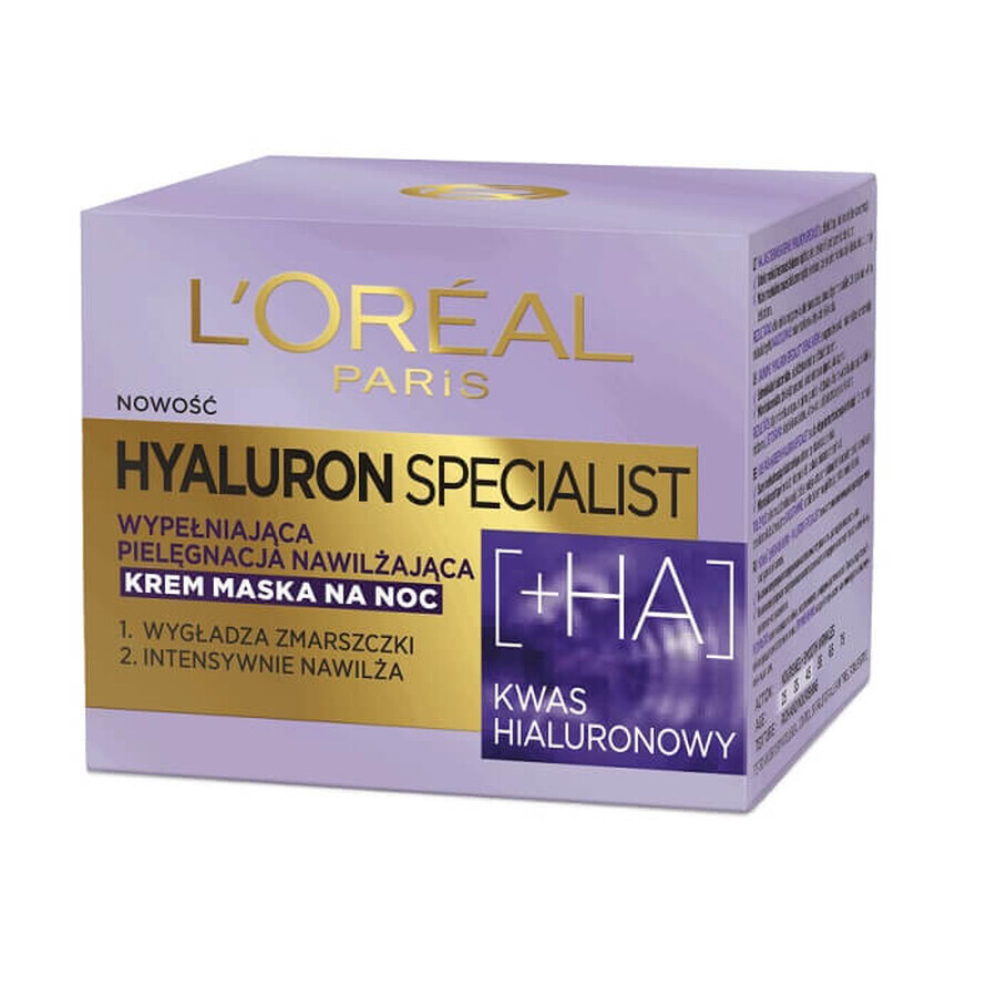 Comprar L oreal Hyaluron Crema de Noche Especializada, 50 ml. L oreal Hyaluron Crema de Noche Especializada, 50 ml.
