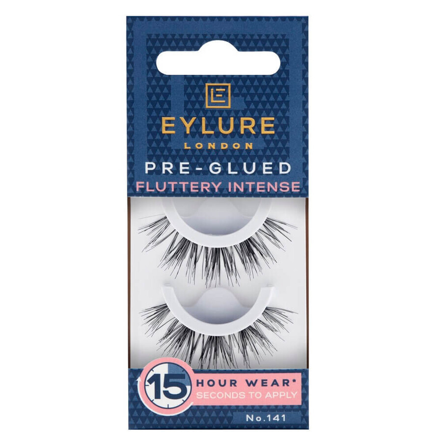 Eylure Self-adhesive Artificial Eyelashes Double Volume Effect No. 141 Fluttery Intense