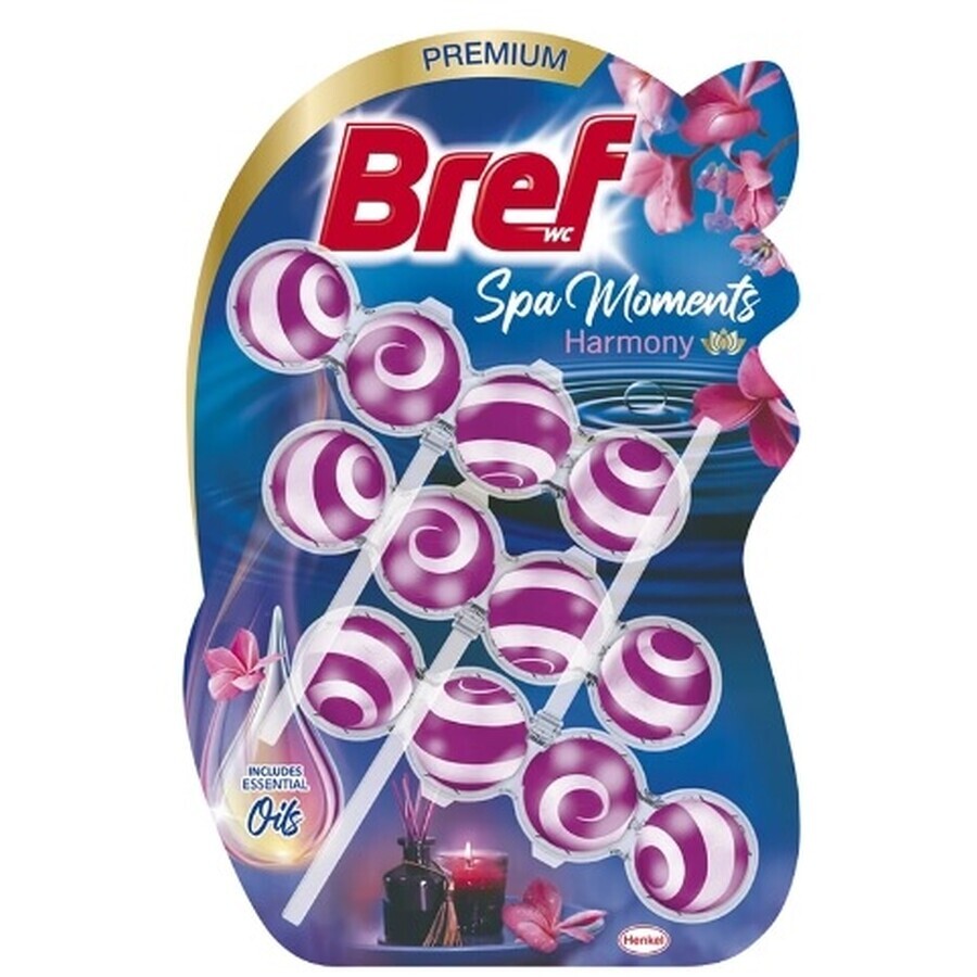 Suspensie de toaletă Bref Spa Moments Harmony, 3 x 50g