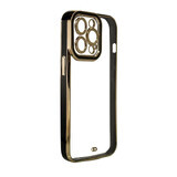 Etui Fashion Case pour Xiaomi Redmi Note 11 Pro étui en gel avec cadre doré noir