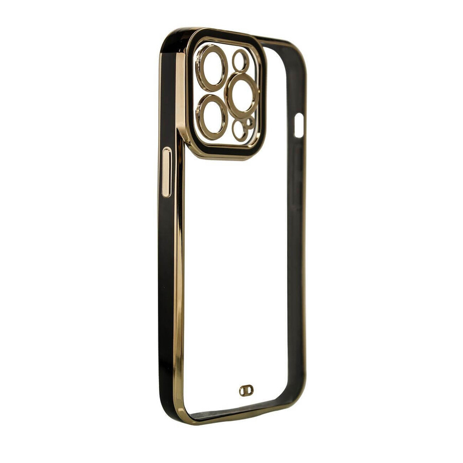 Custodia Fashion Case per Xiaomi Redmi Note 11 Pro custodia in gel con cornice oro nero