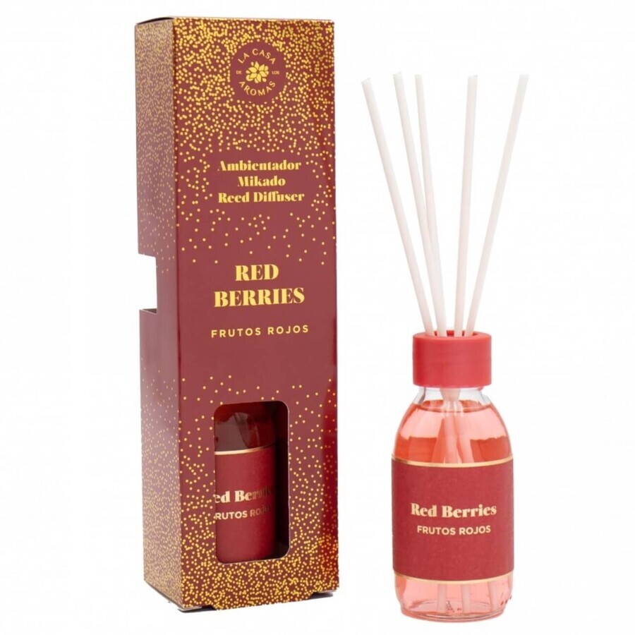 La Casa de los Aromas Barritas perfumadas de frutos rojos, 95 ml