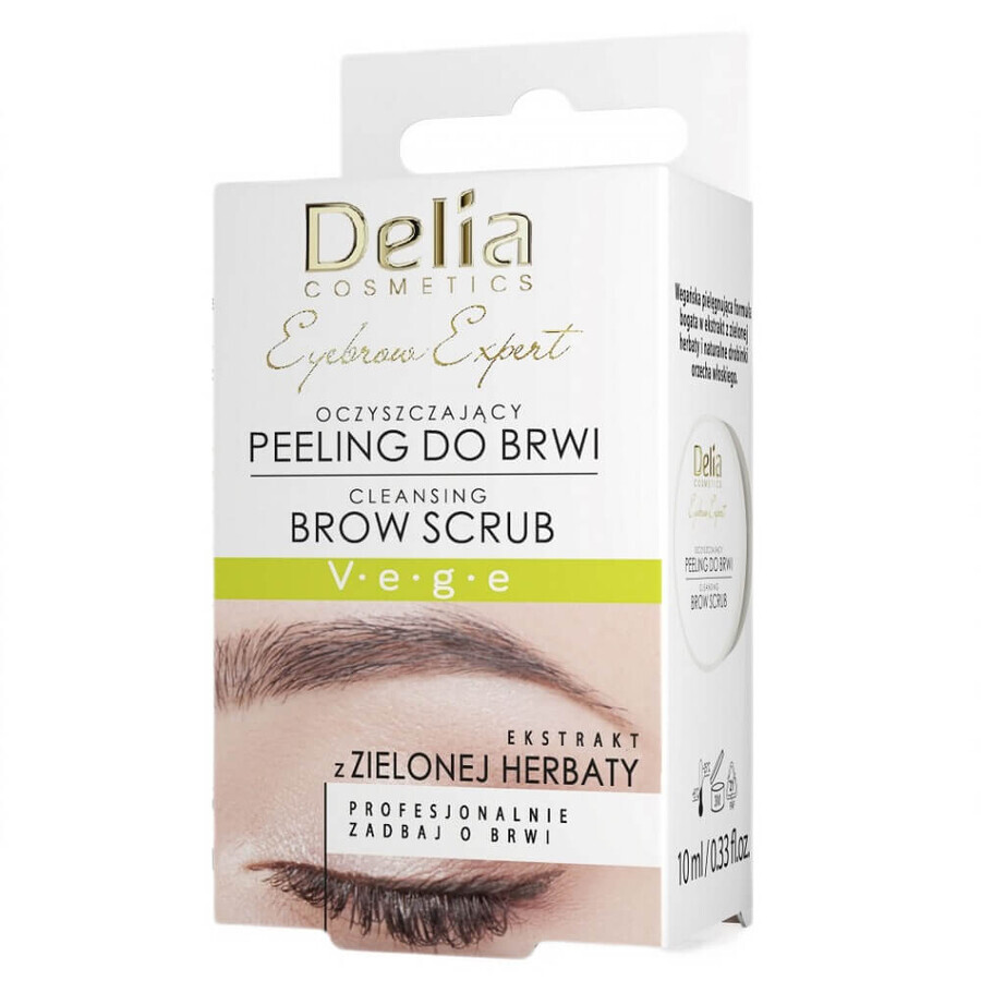Delia Wenkbrauw Expert Zuiverende Wenkbrauw Scrub, 10 ml