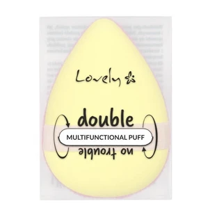 Lovely Double No Trouble Puff multifunción para productos sueltos y cremosos