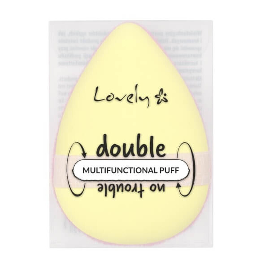Lovely Double No Trouble Multifunctional Puff for loose and cream products