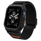 Etui bracelet Spigen Lite Fit Pro pour Apple Watch 4 / 5 / 6 / 7 / 8 / 9 / SE (44 / 45 mm) - noir mat