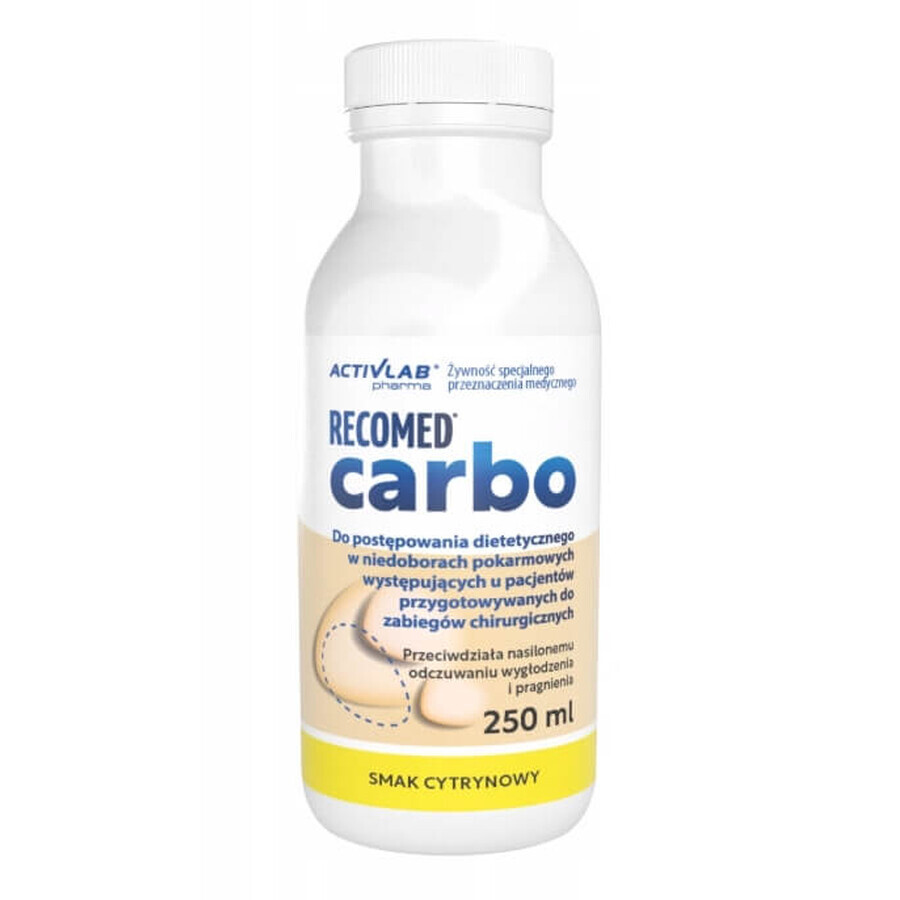 RecoMed Carbo goût citron, 250 ml