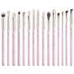 Jessup Mua Blushing Bride Makeup Tool Brush Set T294, 15 pieces.