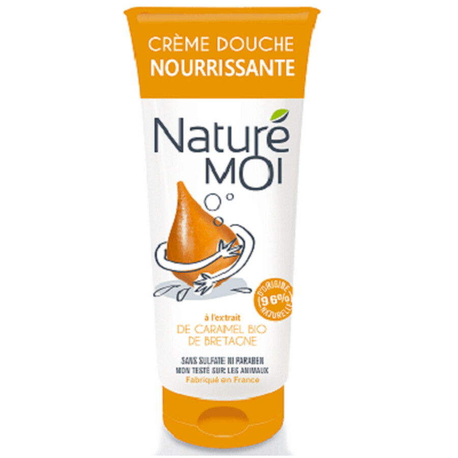 Crema doccia nutriente con Caramello di Bretagna biologico, 200 ml, Nature Moi