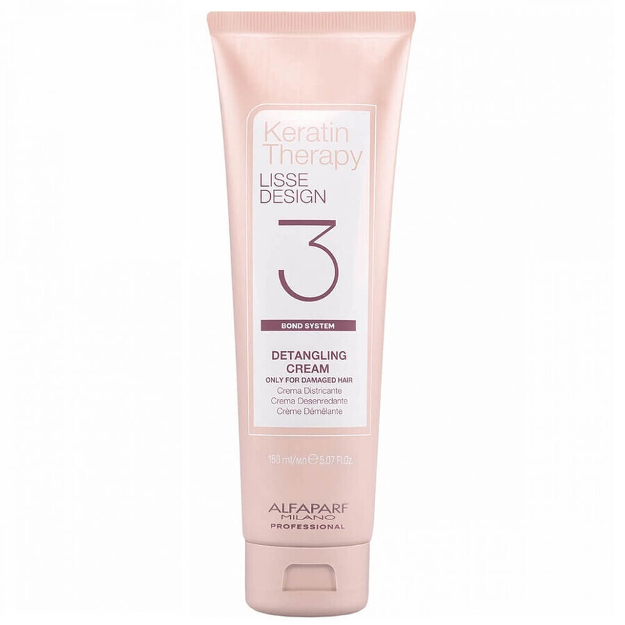 Alfaparf Keratin Therapy Lisse Design Crema de Cepillado Fácil, 150 ml