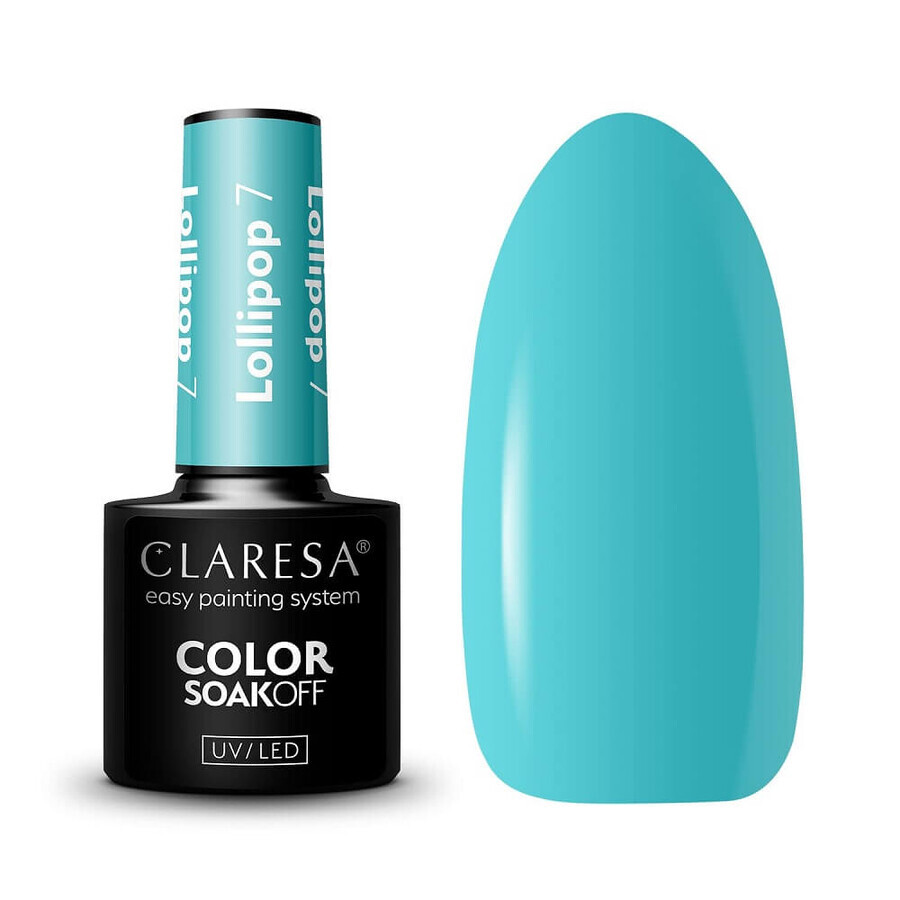 Claresa Soak Off UV/LED Lollipop Hybride Lak 7, 5 g