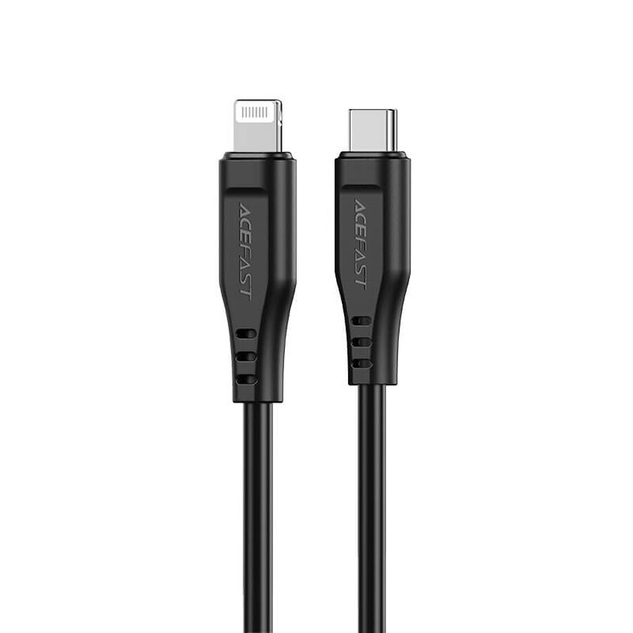 Acefast MFI Kabel USB Typ C - Lightning 1.2m, 30W, 3A schwarz (C3-01 schwarz)