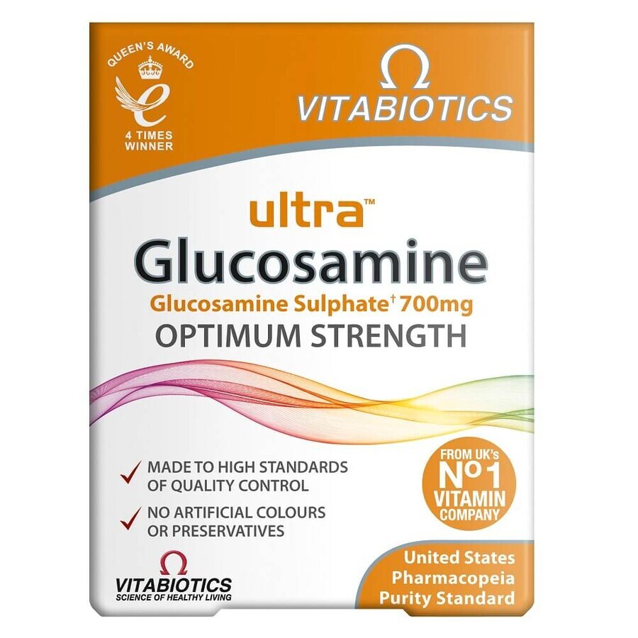 Vitabiotics Ultra Glucosamine, 60 comprimés