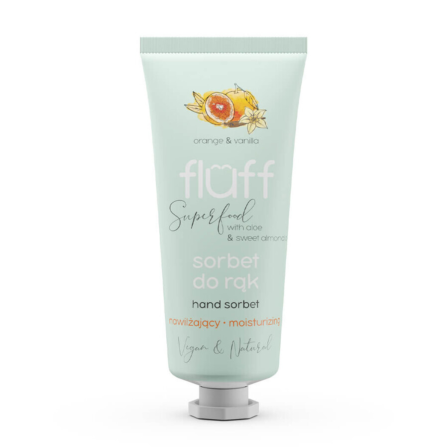 Fluff Hand Sorbet Orange with Vanilla, 50 ml.