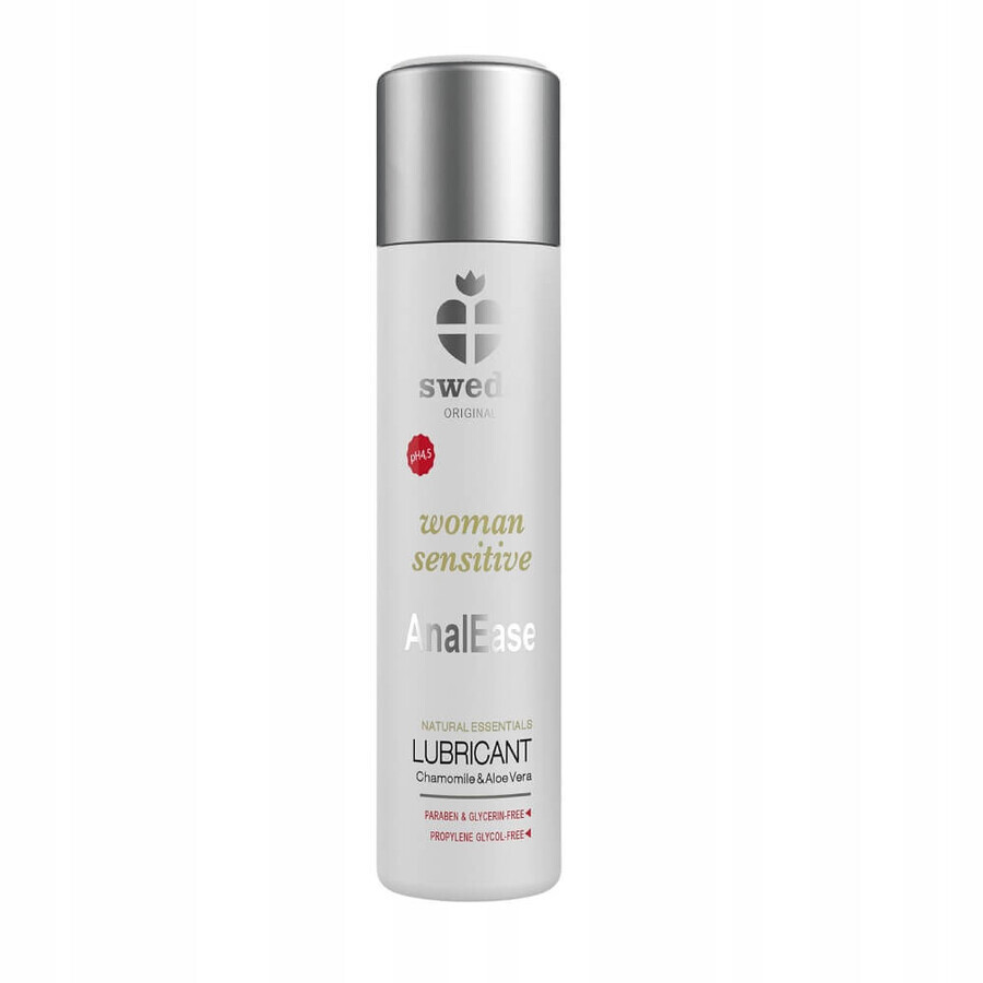 Swede Woman Sensitive AnalEase Lubricant intimate gel for anal sex, 60 ml.