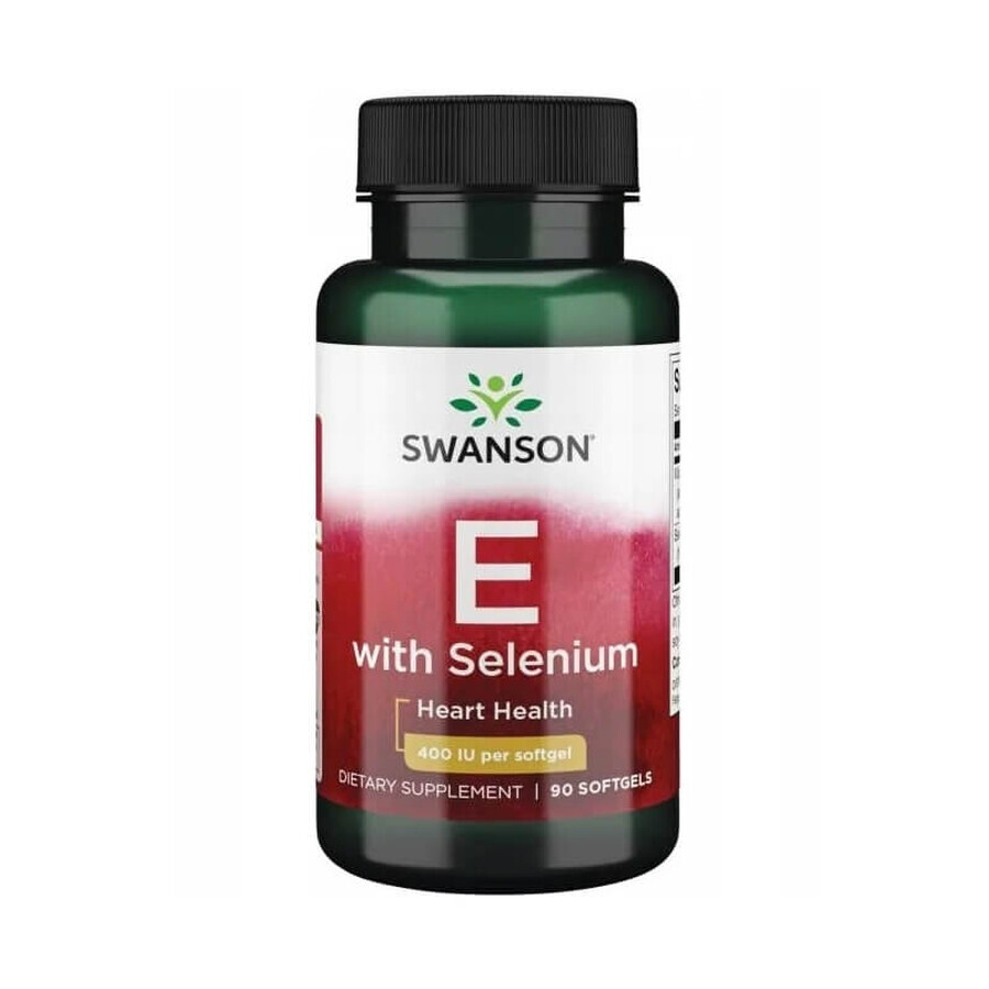 Swanson Vitamin E amp; Selenium, 90 capsules