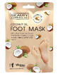Beauty Formulas Coconut oil foot mask, 1 pair