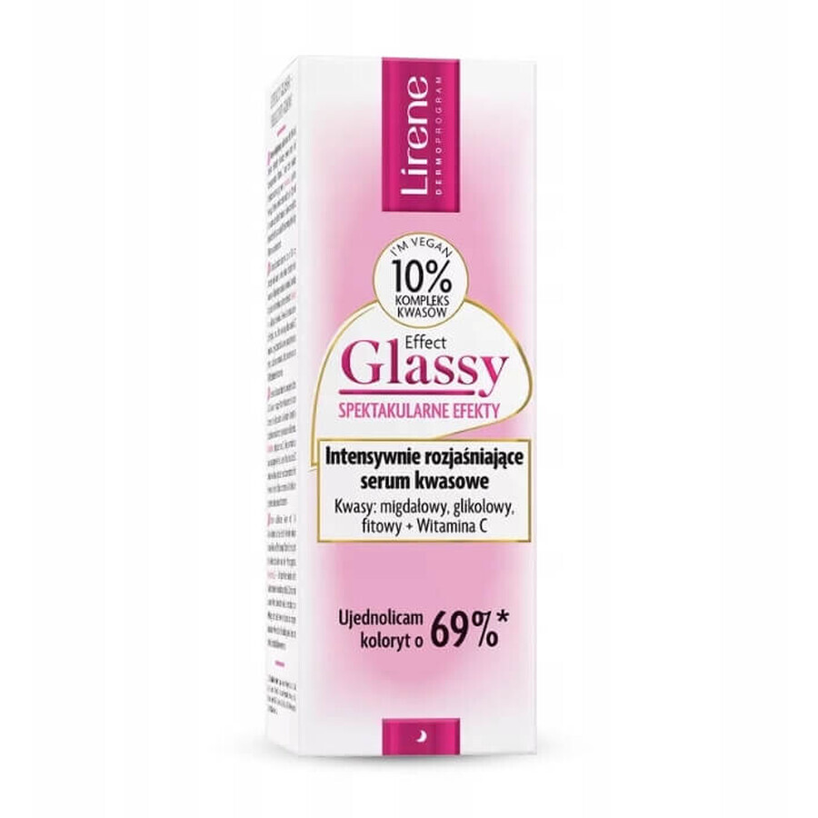 Shop Lirene Effect Glassy Intensive Brightening Acid Serum, 30 ml Lirene Effect Glassy Intensive Brightening Acid Serum, 30 ml