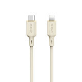 Dudao L7SCL USB-C - Lightning 30W cablu 2m - bej