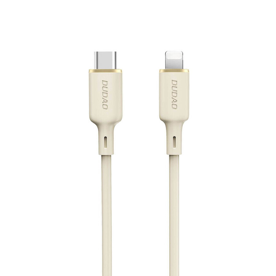 Dudao L7SCL USB-C - Lightning 30W cable 2m - beige