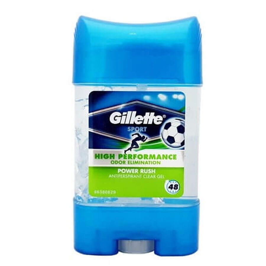 Gel antiperspirant Gillette Sport Power Rush, 70 ml