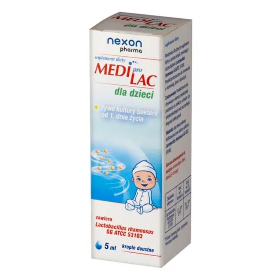 Mediprolac for children from day 1, drops, 5 ml