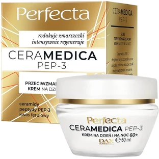 Perfecta Ceramedica Pep-3 Crème de jour et de nuit fortement anti-rides 60+, 50 ml